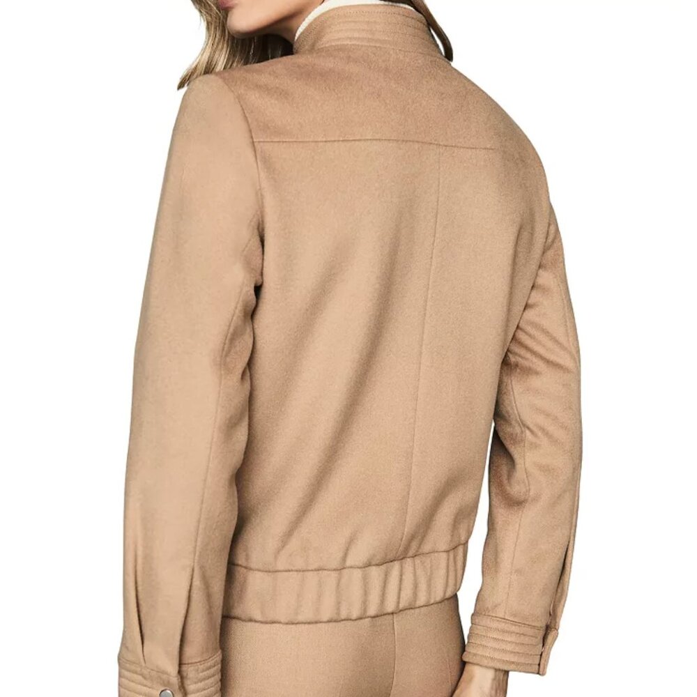 Reiss Tan Bomber Jacket - Picture 6 of 8